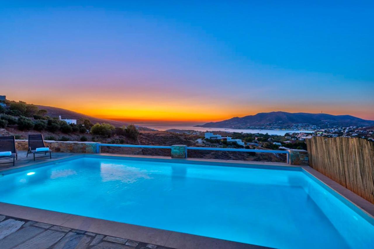 Oceania House With Sea View Villa Posidhonia  ภายนอก รูปภาพ