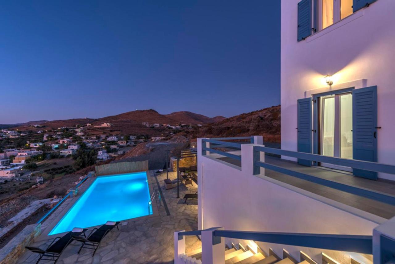 Oceania House With Sea View Villa Posidhonia  ภายนอก รูปภาพ