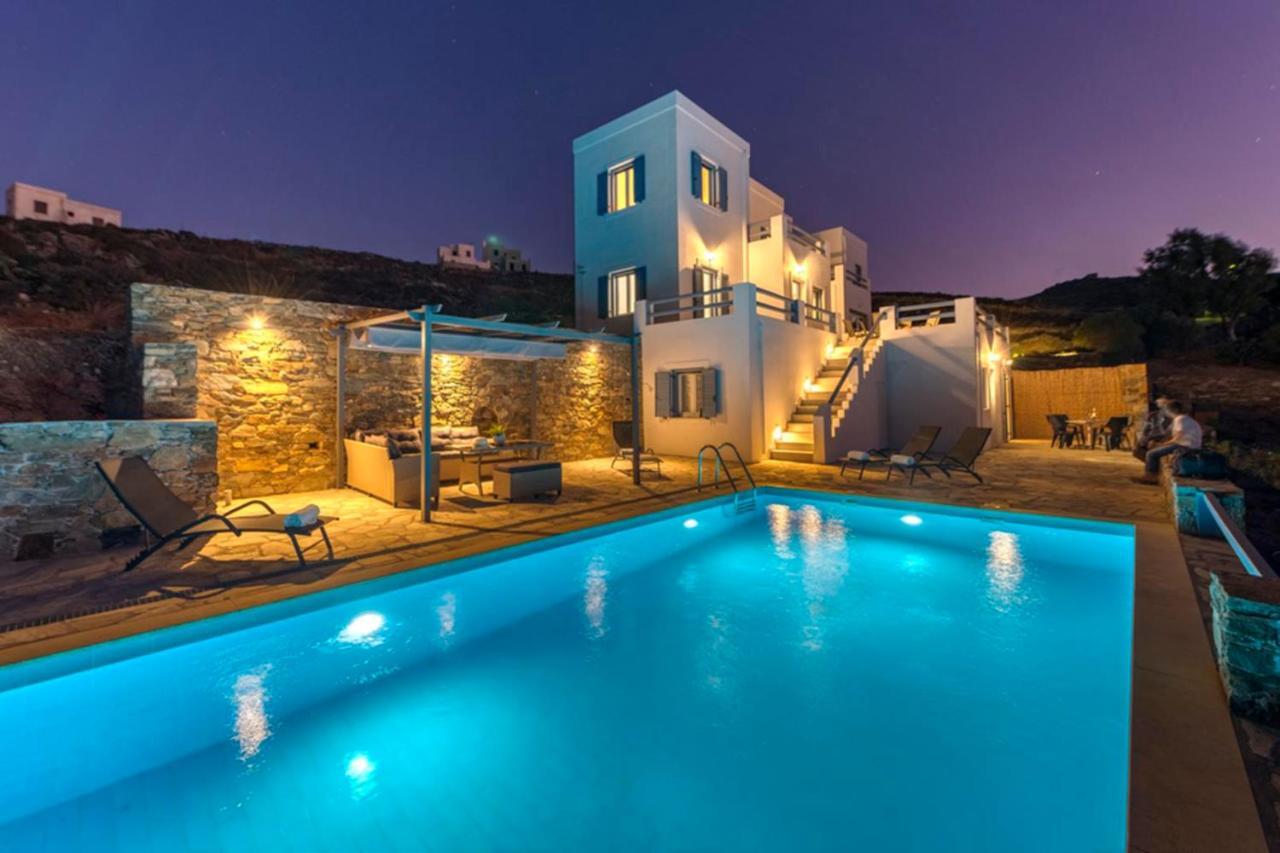 Oceania House With Sea View Villa Posidhonia  ภายนอก รูปภาพ